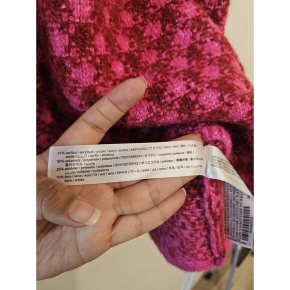 Zara Women’s Pink Wool Blend Mini Sleevesless Dress Size Medium NWT - Picture 6 of 7